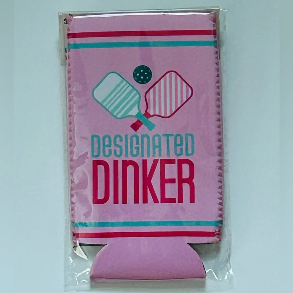 NEW!! Pickleball Collection Koozie Can Cooler Set (NWT)
